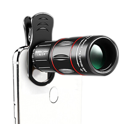 Universal 18X25 Zoom HD Optisches Teleskop Telephoto-Objektiv Telefon für Handy
