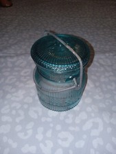 New Remade Candle In A Vintage Avon Blue Snap...