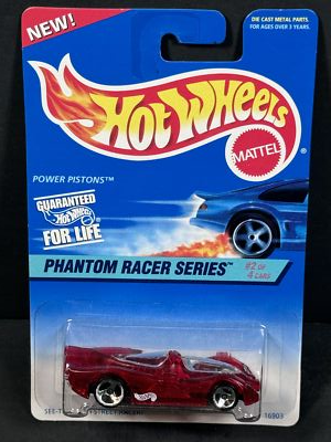 #ad #ad HOT WHEELS 1997 Power Pistons 1 4 Red Phantom Racer #530 $3.00