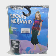 Spooktacular Creations Mermaid Sequin Halloween Costume 3T 3-4 years old - NEW