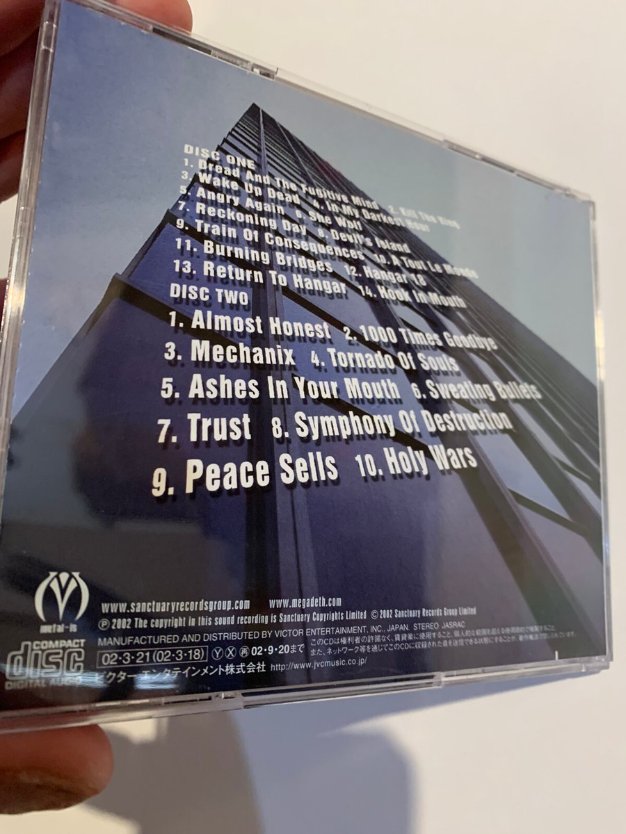 MEGADETH RUDE AWAKENING RARE OOP JAPAN edition release 2-disc CD