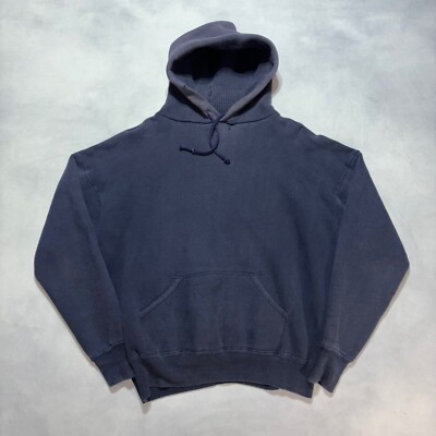 Vintage 50's 60's Double Face Hoodie 2-Ply Faded True Vintage Great Condition