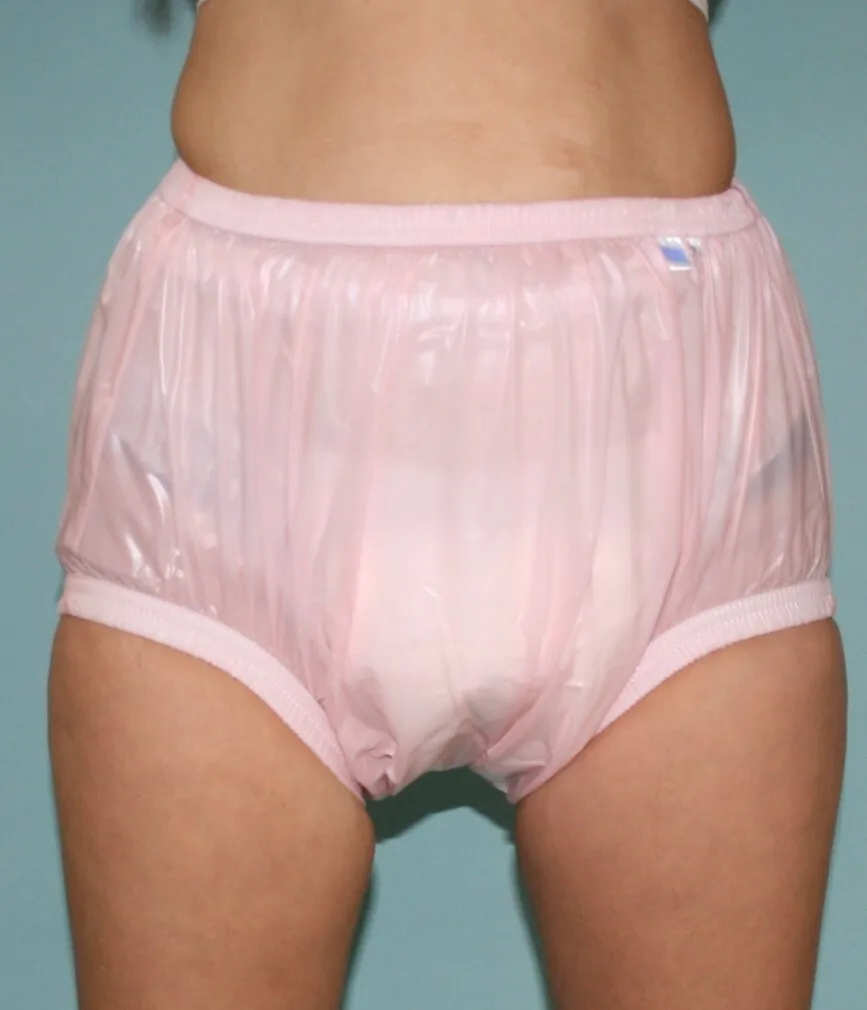 Top PVC Incontinence Diaper Rubber Underwear Adult Baby Pink