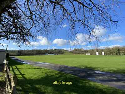 Photo 6x4 Cricket ground Bronwydd Arms Bronwydd Arms Cricket Club. c2020