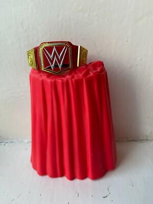 WWE RED UNIVERSAL CHAMPIONSHIP RED TITLE BELT MATTEL FIGUR ACCESSOIRE ELITE