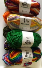 BIG TWIST LIVING YARN..3.85 OZ..199 YDS- MANY COLORS-SOON THEY WILL BE GONE