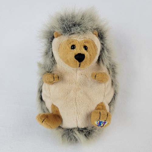 Ganz HM130 Webkinz Hedgehog Brown Tan Gray Stuffed Animal Plush Toy NO CODE - 第 1/16 張圖片