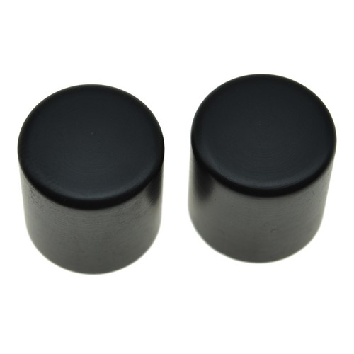 2x Ebony Wood Tele Style Flat Top Dome Knobs Guitar Bass Wood Barrel Knobs eBay