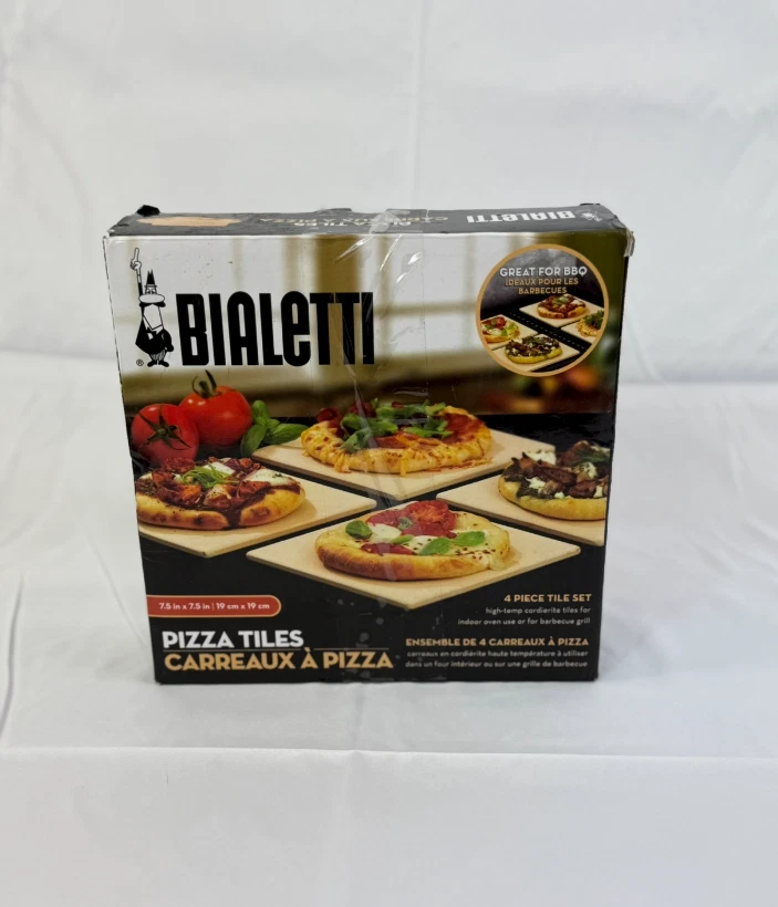 Bialetti Pizza Tiles set of 4 new in box