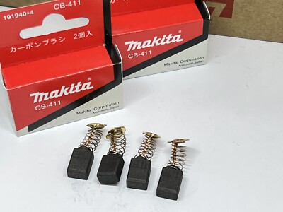 Set Coppia Spazzole Carbone Originali Makita Per Trapani E Smerigliatrici, Modelli TD0101F, TW0200, TW0250, 9032