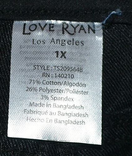 Women's Love Ryan Bermuda Shorts Black Size 1X NWT Pull On Tummy Support - Picture 3 of 3
