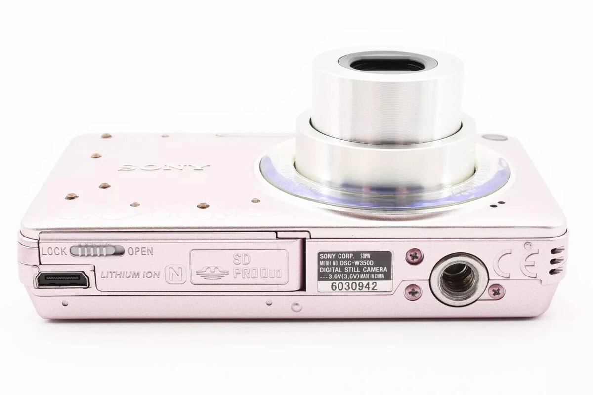 【美品】SONY Cyber-shot DSC-W350D ジュエルピンク Sony Cyber-shot® DSC-W350 (Pink) 14.1-megapixel digital