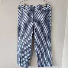 NWT Ann Taylor Loft Print Capri Pants Women's Size 12