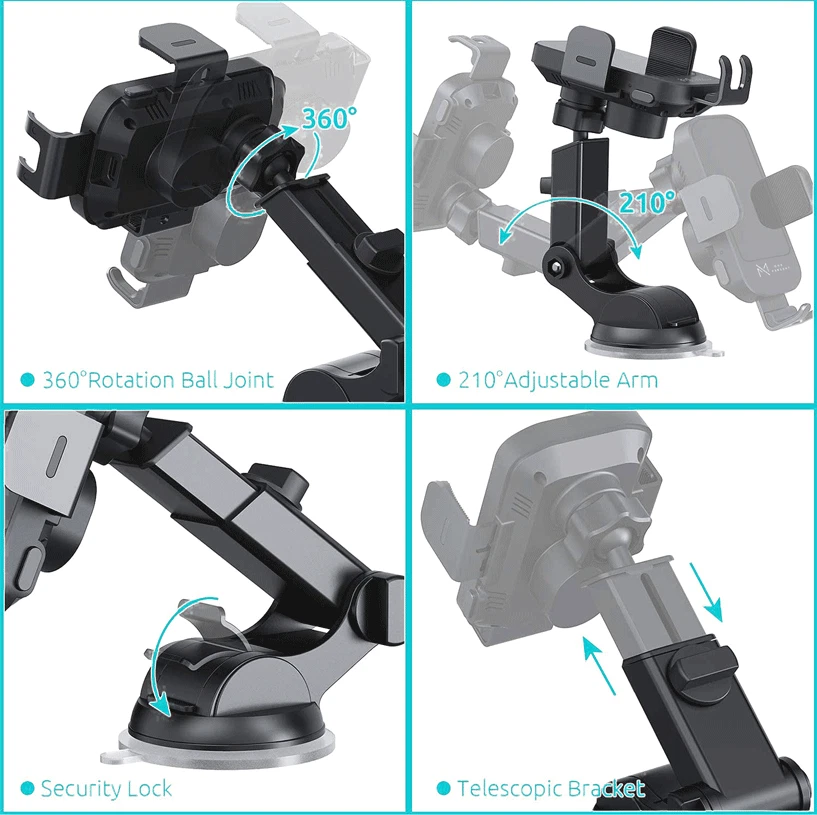 15W Wireless Charger Car Dashboar AirVent Magnetic Holder iPhone13 14 15 Pro Max - Image 3 of 4