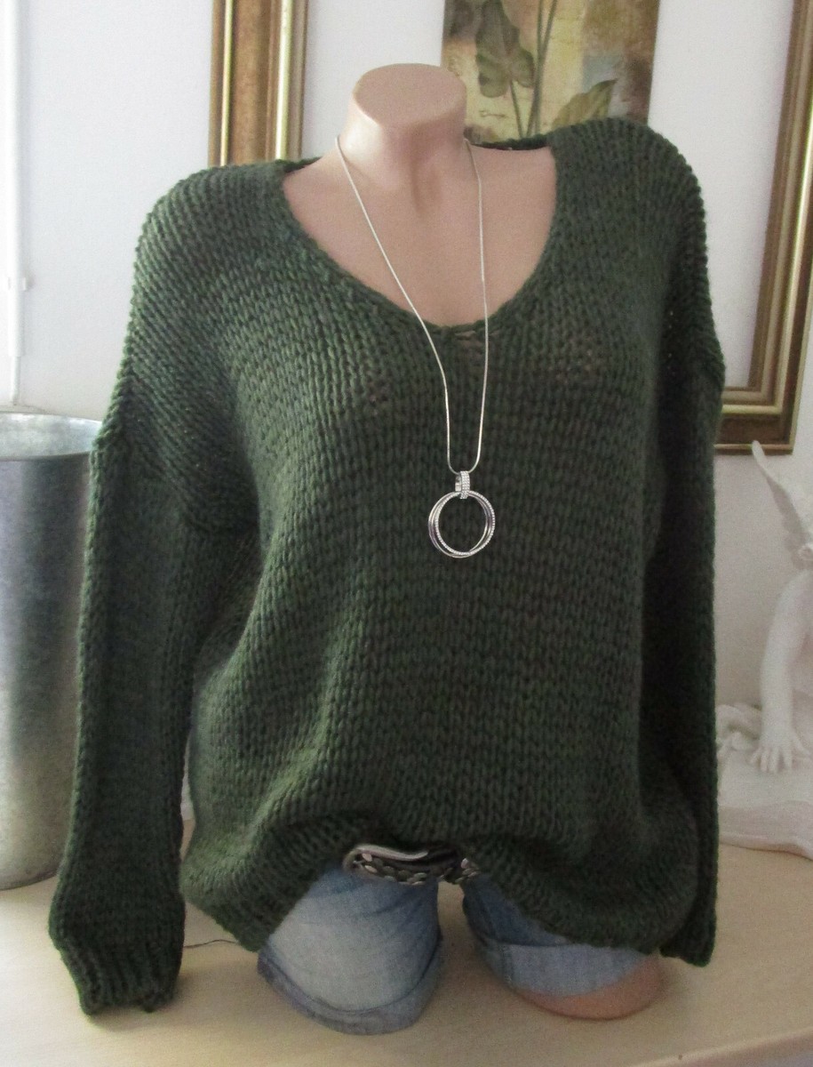 Walbusch Pulli Pullover Grob Gestrickt Damen Grobstrick Pullover