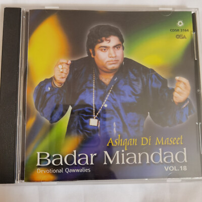 BADAR MIANDAD KHAN ASHQAN DI MASEET VOLUME 18 OSA QAWAL AUDIO CD SAME DAY POST