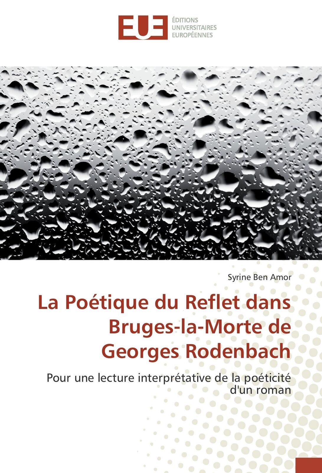 Thumbnail - Syrine Ben Amor | La Poétique Du Reflet Dans Bruges-la-morte De