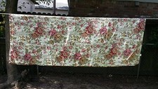 GREEN RED ROSE FLORAL PRINT 68"X50" RECTANGLE TABLECLOTH FREE SHIPPING