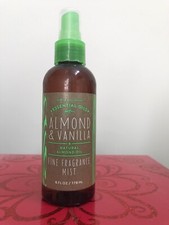 Bath Body Works ALMOND VANILLA 6 oz Essential Oils Spray RARE Natural