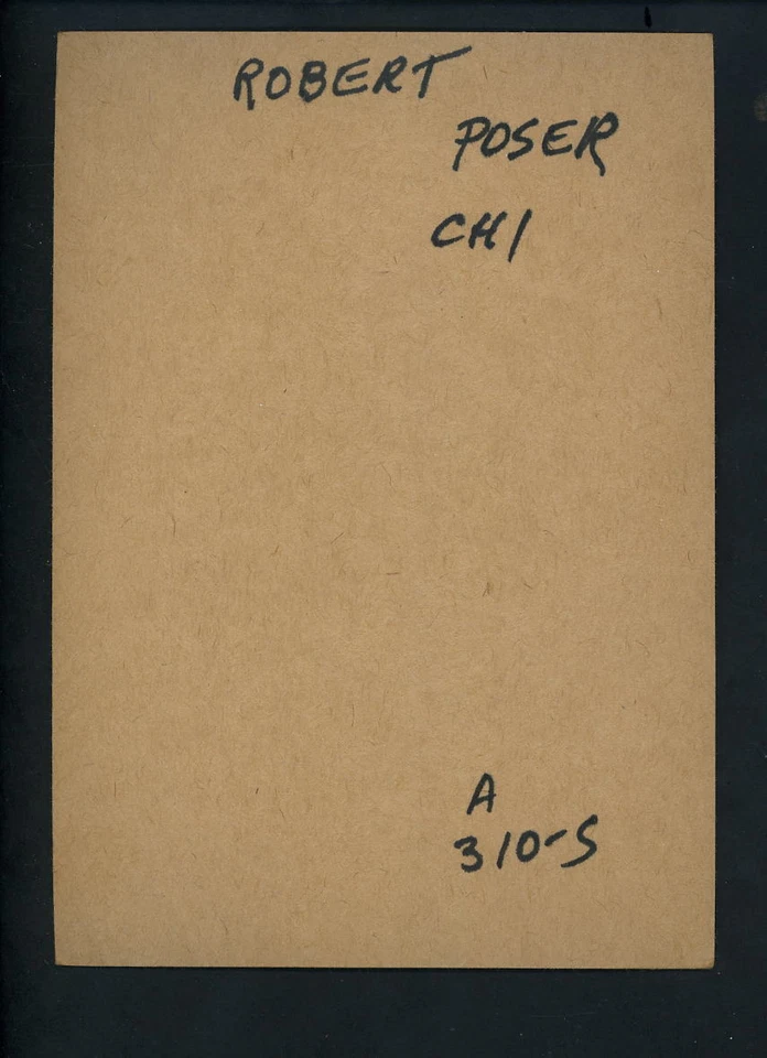 Bob Poser circa 1932 Press Original Photo Chicago White Sox - Image 2 of 2