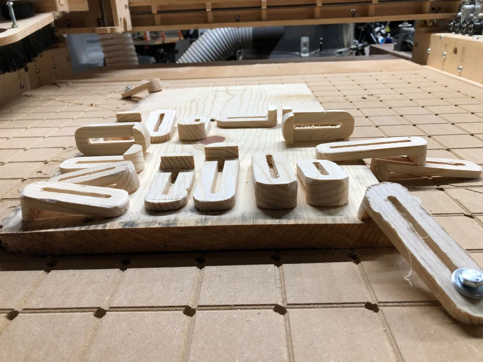 CNC Machine Wood Hold Down Clamps Project Clamps Treaded Insert,T-nut 18 Pieces - Image 2 of 4