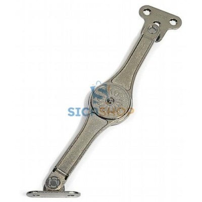 Snodo Per Antina A Scatti Cromato - Robusto E Precisione - Per Ante In Legno Con Arresto - Foto 6