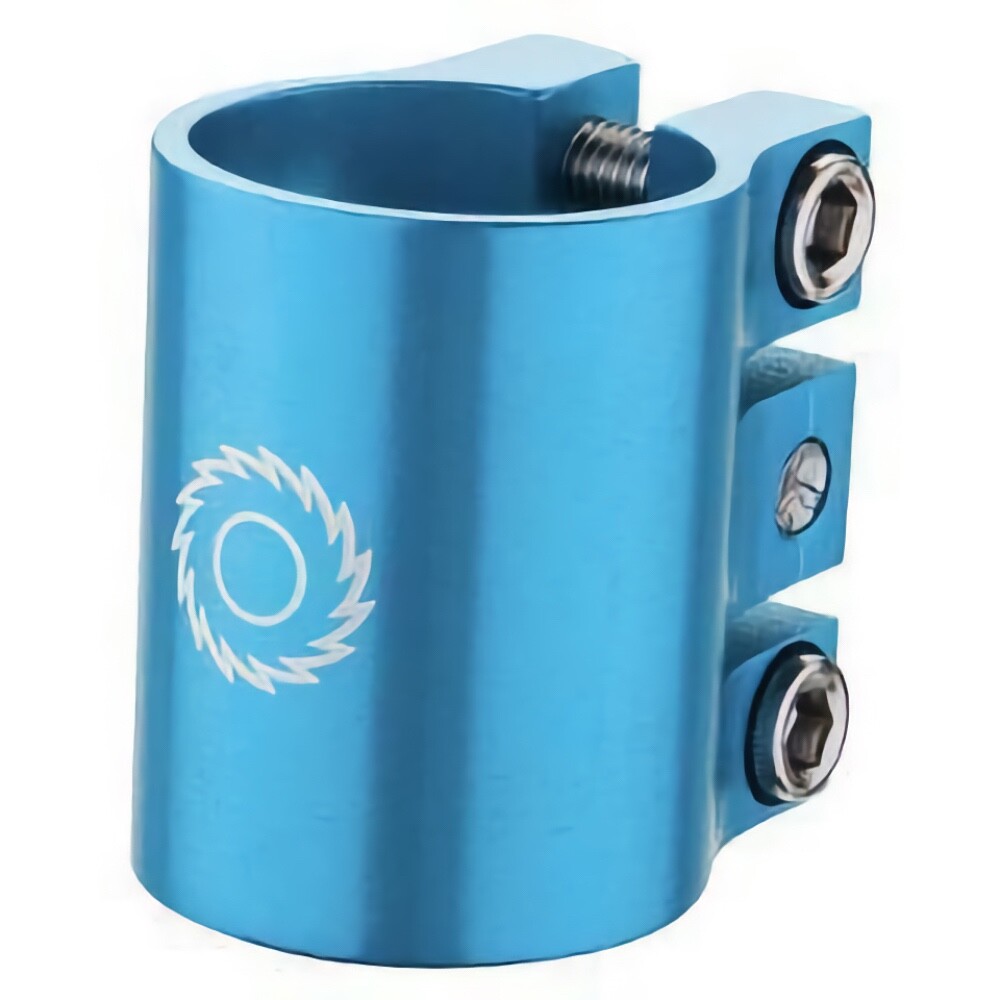 RAZOR ULTRA PRO TRIPLE HEAD CLAMP BLUE FOR 31.8MM DIAMETER SCOOTER HANDLEBARS