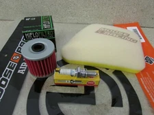 87-03 KAWASAKI KSF250 250 MOJAVE TUNE UP KIT AIR FILTER OIL FILTER SPARK PLUG