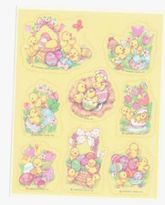 Vintage Hallmark Easter Sticker sheet 1981 Very Good condition
