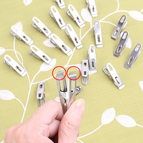 20x Klammer Metall Robust Kleider Wäscheklammer Edelstahl rostfrei Klammer - Bild 7 von 11