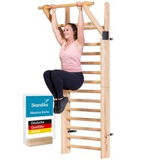 Skandika Vira Sprossenwand ausklappbar Holz Made in Germany 233×85,5 cm Neu
