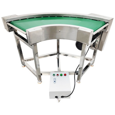 #ad 90 Degree Turning Belt Conveyor Adjustable Direction 19.6in Belt Width 400W110V $2840.00