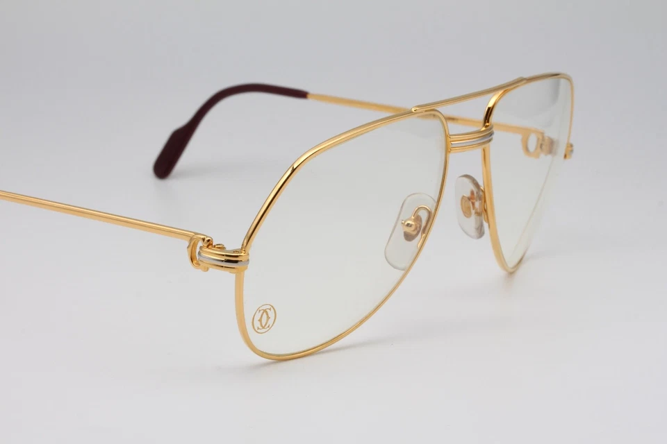 Vintage Cartier Vendome eyeglasses made in France 1983 - Bild 4 von 4