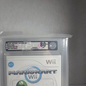 Mario Kart Wii Nintendo Wii Wii U NFR Factory Sealed Brand New VGA 80+ Graded