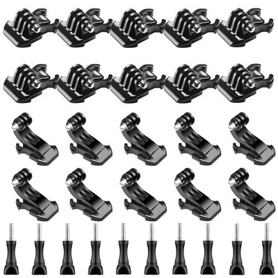 Universal Accessories Kit 10 PCS Quick Release Buckle JHook Base Mount Cam