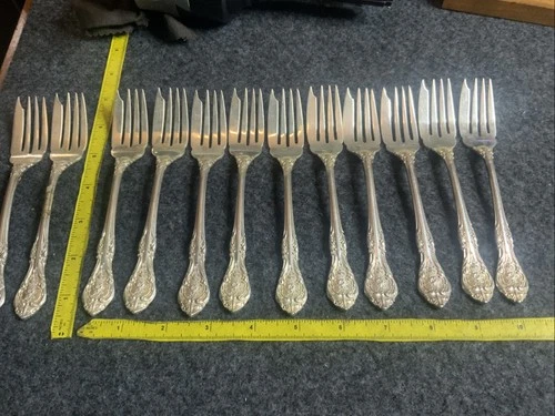 GORHAM Sterling Silver KING EDWARD Fork 6 1/4" - 39.3 Gram / 1.38 Ounce Ea.