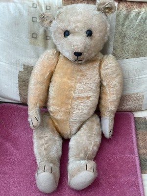 Schöner alter antiker charaktervoller Teddybär 20er Jahre