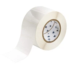 BRADY THT-19-424-1 Label,White,3 In. W,White,Paper 2TYT4