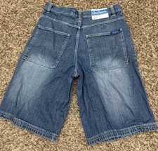 Vintage Southpole Jean Shorts Baggy Y2K Denim Jorts Wide Baggy Mens Size 34x12