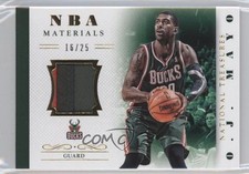 2013-14 Panini National Treasures NBA Materials Prime 16/25 OJ Mayo #42 0b2