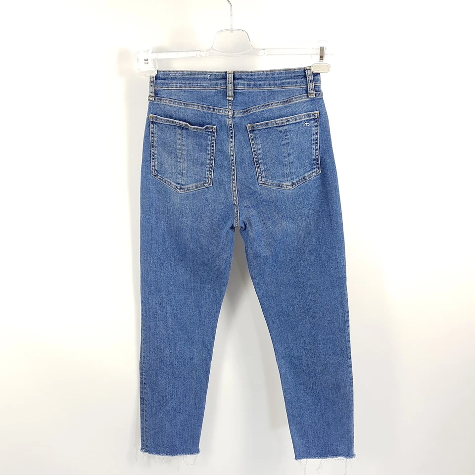 Rag & Bone Jeans Nina Damen W26 Blau High Rise Ankle Cigarette Denim Hose - Bild 3 von 4