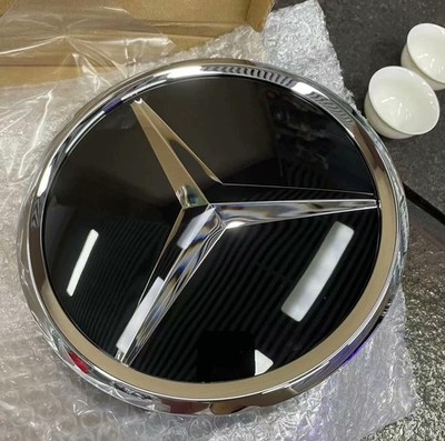 Front Grille Star Emblem Mirror Badge Fit For Mercedes Benz C300 GLK300 GLK350