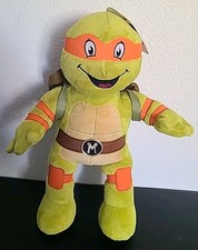 Build A Bear Teenage Mutant Ninja Turtles Michelangelo 2023 16" Plush Shell NWT