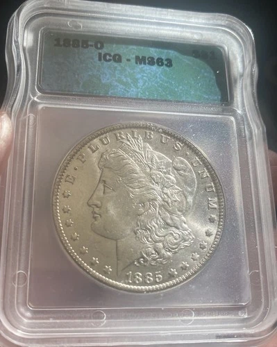 1885 O Morgan Silver Dollar ICG MS63 **SEE VIDEO** Nice Coin