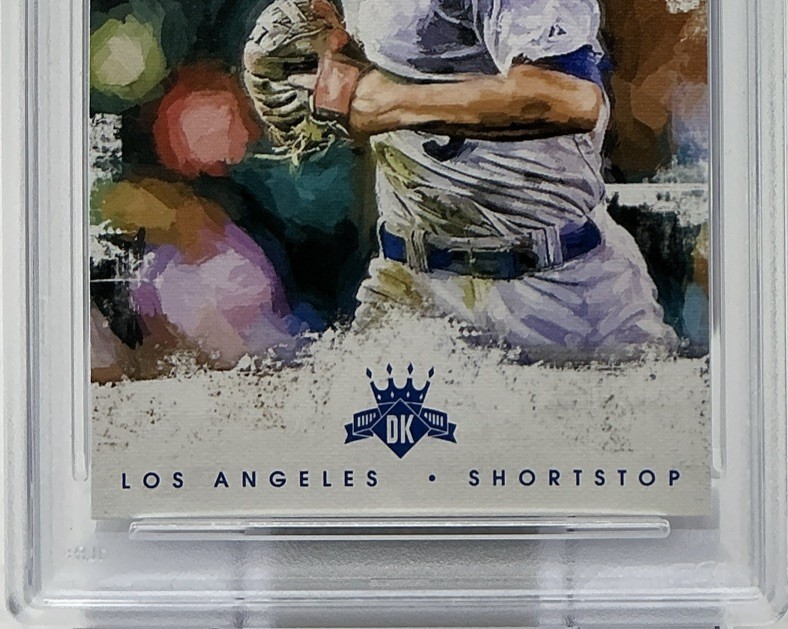 Corey Seager Rookie PSA 10- 2016 Panini Diamond Kings Portrait- Dodgers, Rangers view 3