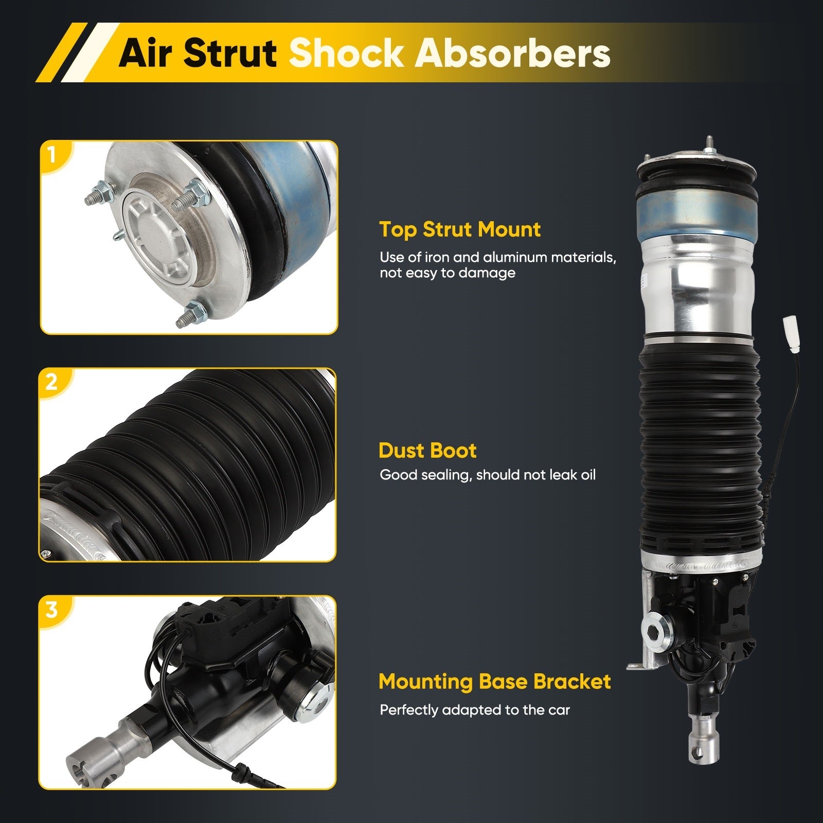 For 2008-19 Rolls Royce Ghost 37106892845 Air Suspension Strut Shocks Front Left