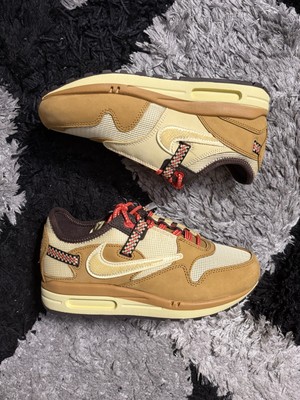 Size 6.5 - Nike Air Max 1 Travis Scott Cactus Jack Wheat Lemon Drop DO9392-701