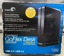 Seagate FreeAgent GoFlex Desk 2TB USB 3.0 STAC2000604 Hard Drive New-Open Box