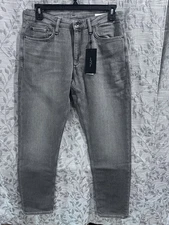 Rag &Bone New York Men's Size 34xL32 Washed Grey Fit 3 Stride Jeans $248 NWT