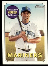 2018 Topps Heritage Guillermo Heredia Seattle Mariners #186 | Cuba